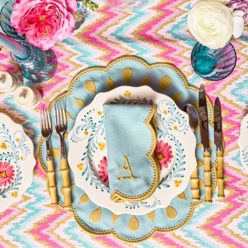 Summer Table Linen | Tablecloths<Mrs. Alice Magdalena Raspberry Tablecloth