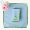 Summer Table Linen | Napkins<Mrs. Alice Mariana Blue & Green Napkins (Set of 4)