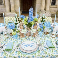 Summer Table Linen | Napkins<Mrs. Alice Mariana Blue & Green Napkins (Set of 4)