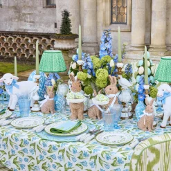 Summer Table Linen | Napkins<Mrs. Alice Mariana Blue & Green Napkins (Set of 4)