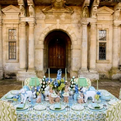 Summer Table Linen | Napkins<Mrs. Alice Mariana Blue & Green Napkins (Set of 4)