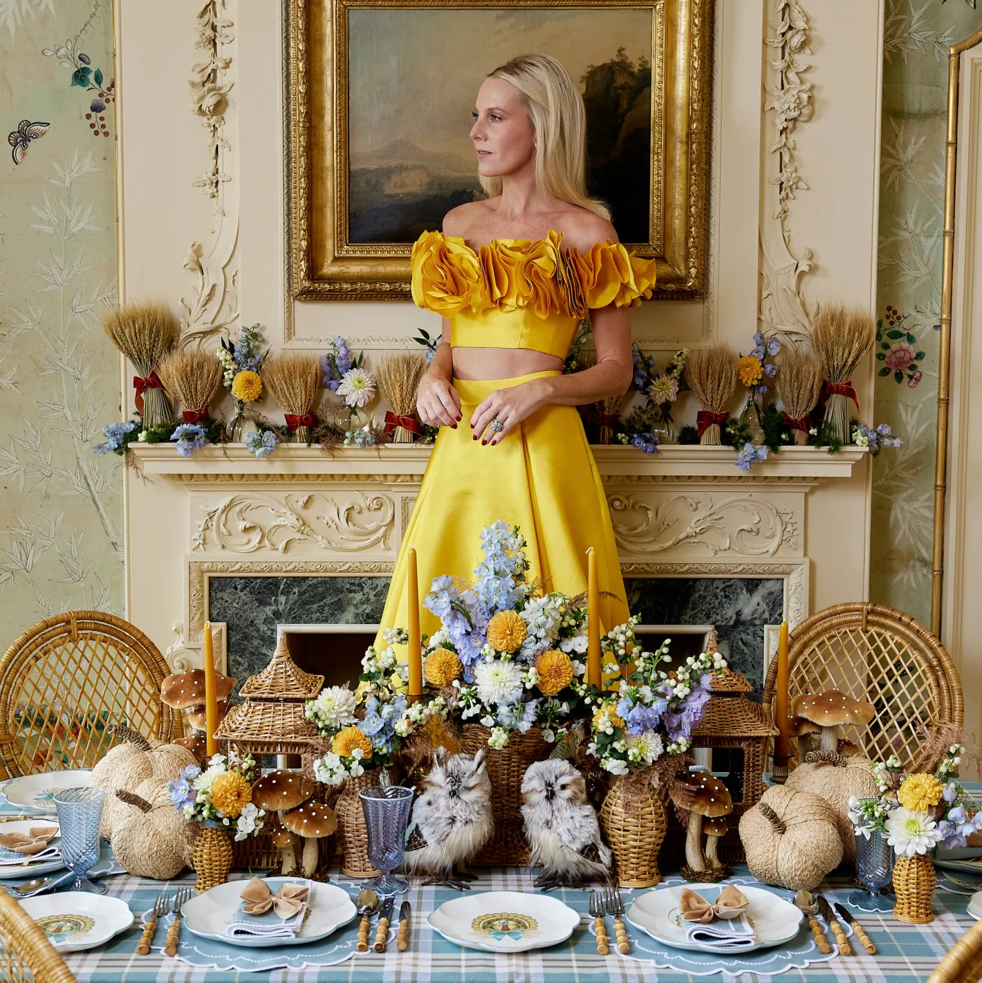 Table Linen Sets | Mrs. Alice Monogram<Mrs. Alice Mariana Duck Egg Placemats & Napkins (Set of 4)