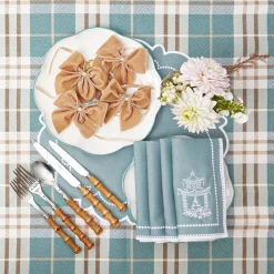 Table Linen Sets | Mrs. Alice Monogram<Mrs. Alice Mariana Duck Egg Placemats & Napkins (Set of 4)