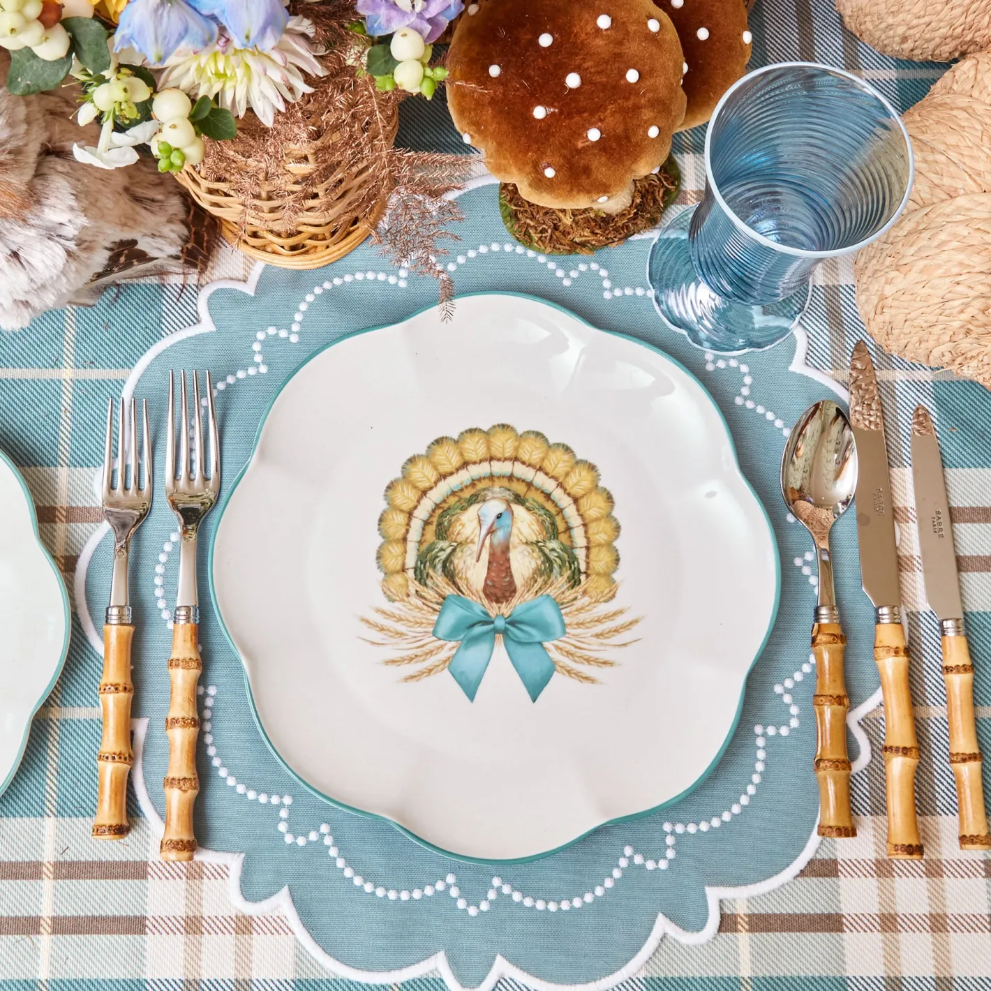 Table Linen Sets | Mrs. Alice Monogram<Mrs. Alice Mariana Duck Egg Placemats & Napkins (Set of 4)