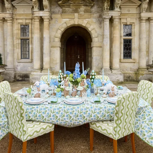 Summer Crockery | Dinner Plates<Mrs. Alice Marilyn Blue Bow Dinner Plate