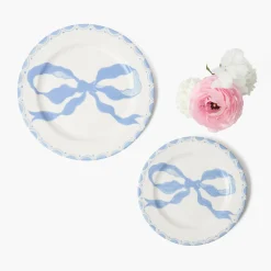 Summer Crockery | Starter Plates<Mrs. Alice Marilyn Blue Bow Starter Plate