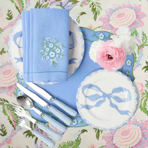 Summer Crockery | Starter Plates<Mrs. Alice Marilyn Blue Bow Starter Plate