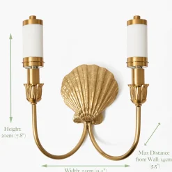 Rechargeable Table Lamps | Wall Lighting<Mrs. Alice Marina Rechargeable Double Wall Light