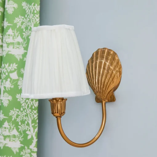 Rechargeable Table Lamps | Wall Lighting<Mrs. Alice Marina Rechargeable Wall Light with Cream Shade (14cm)