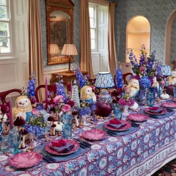 Placemats<Mrs. Alice Marlene Blue & Purple Placemats (Set of 4)