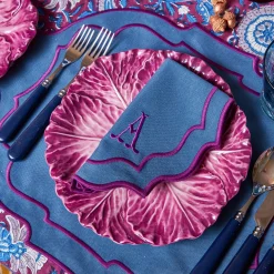 Placemats<Mrs. Alice Marlene Blue & Purple Placemats (Set of 4)