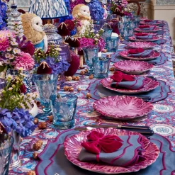 Placemats<Mrs. Alice Marlene Blue & Purple Placemats (Set of 4)