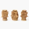 Vases | Vases & Planters<Mrs. Alice Mini Rattan Bow Vases (Set of 3)
