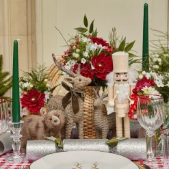 Christmas Decorations<Mrs. Alice Mini Rattan Reindeer (Pair) - 20cm