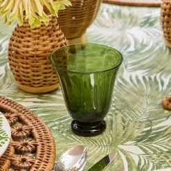 Summer Glassware | Glasses<Mrs. Alice Moss Green Tulip Glasses (Set of 4)