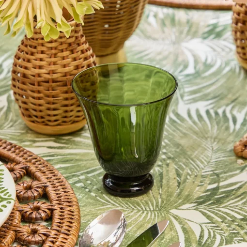 Summer Glassware | Glasses<Mrs. Alice Moss Green Tulip Glasses (Set of 4)