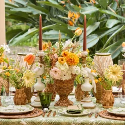 Summer Glassware | Glasses<Mrs. Alice Moss Green Tulip Glasses (Set of 4)
