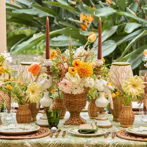 Summer Glassware | Glasses<Mrs. Alice Moss Green Tulip Glasses (Set of 4)
