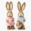 Spring Decorations<Mrs. Alice Mr & Mrs Easter Bunny (Pair)