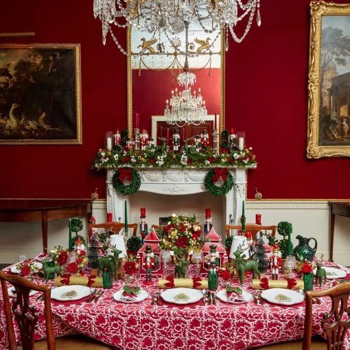 Starter Plates | Crockery Sets<Mrs. Alice Christmas Tree Starter Plate (Set of 4)
