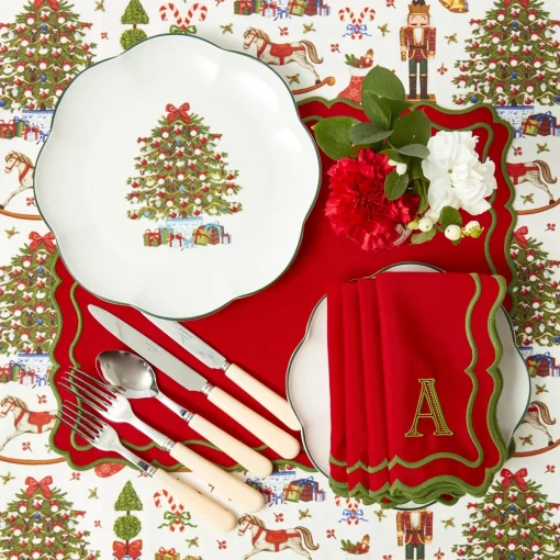 Dinner Plates<Mrs. Alice Christmas Tree Dinner Plate
