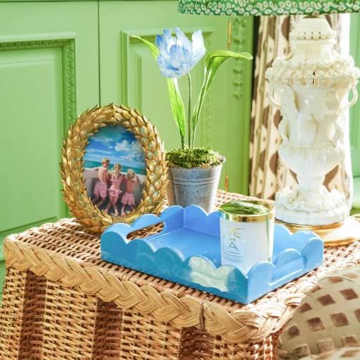 Year-round Decorations | Forever Blooms<Mrs. Alice Handpainted Blue Tulip