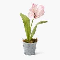 Year-round Decorations | Forever Blooms<Mrs. Alice Handpainted Pink Tulip