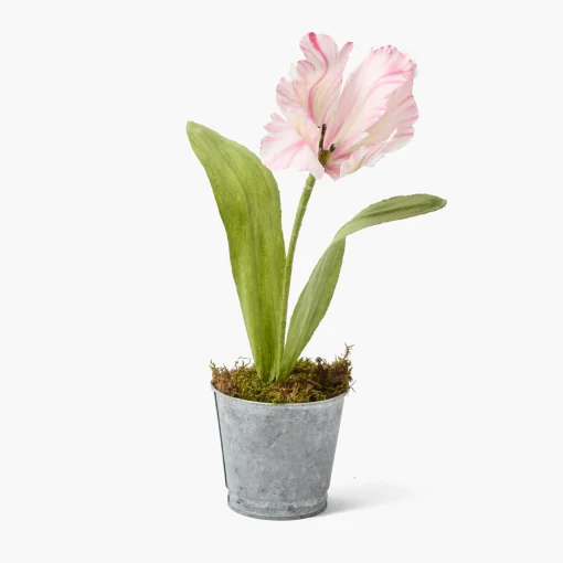 Year-round Decorations | Forever Blooms<Mrs. Alice Handpainted Pink Tulip