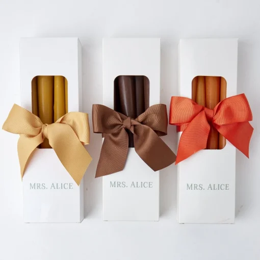 Summer Candleware | Candles<Mrs. Alice Mustard Candles (Set of 8)