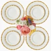 Summer Crockery | Crockery Sets<Mrs. Alice Nancy Bamboo Dinner & Starter Plates (Set of 8)