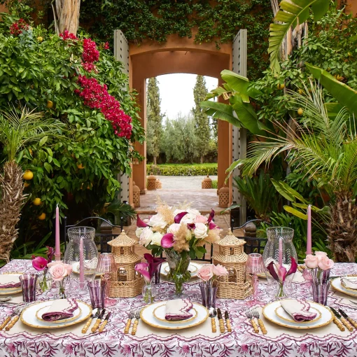 Summer Crockery | Crockery Sets<Mrs. Alice Nancy Bamboo Dinner & Starter Plates (Set of 8)