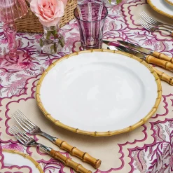Summer Crockery | Crockery Sets<Mrs. Alice Nancy Bamboo Dinner & Starter Plates (Set of 8)