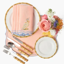 Summer Crockery | Crockery Sets<Mrs. Alice Nancy Bamboo Dinner & Starter Plates (Set of 8)