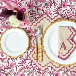 Summer Crockery | Crockery Sets<Mrs. Alice Nancy Bamboo Dinner & Starter Plates (Set of 8)