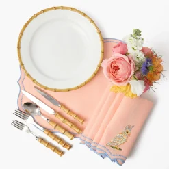 Summer Crockery | Dinner Plates<Mrs. Alice Nancy Bamboo Dinner Plate (Set of 4)