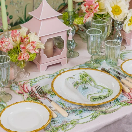 Summer Crockery | Dinner Plates<Mrs. Alice Nancy Bamboo Dinner Plate