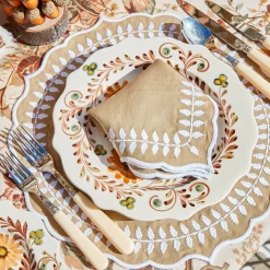 Napkins | For Her<Mrs. Alice Natural Laurel Napkins (Set of 4)