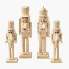 Christmas Decorations<Mrs. Alice Natural Wood Nutcracker Family
