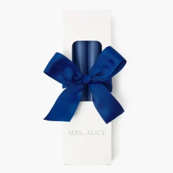 Summer Candleware<Mrs. Alice Navy Candles (Set of 8)