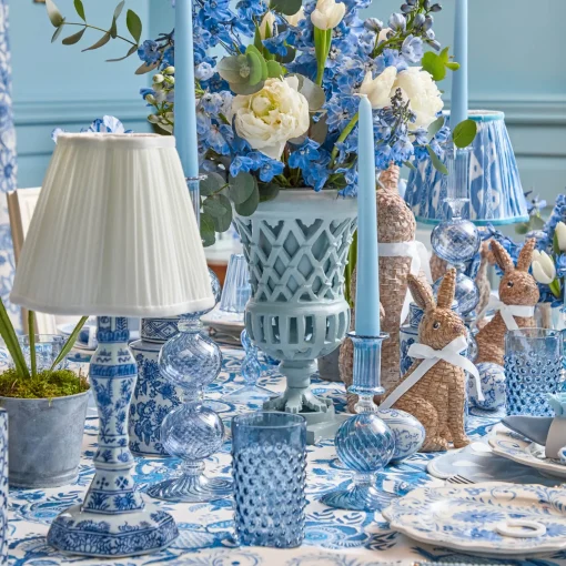 Glassware Sets | For The Homemaker<Mrs. Alice Navy Hobnail Glasses & Jug Set