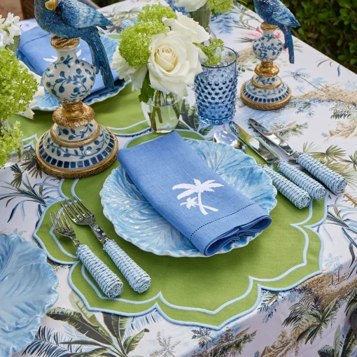 Glassware Sets | For The Homemaker<Mrs. Alice Navy Hobnail Glasses & Jug Set
