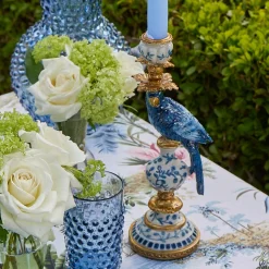 Glassware Sets | For The Homemaker<Mrs. Alice Navy Hobnail Glasses & Jug Set