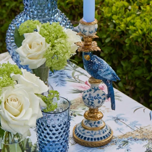 Glassware Sets | For The Homemaker<Mrs. Alice Navy Hobnail Glasses & Jug Set