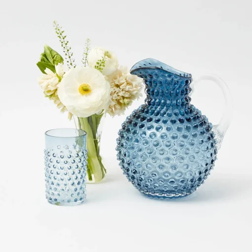 Jugs | For The Homemaker<Mrs. Alice Navy Hobnail Jug