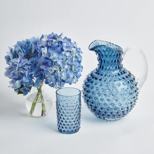 Jugs | For The Homemaker<Mrs. Alice Navy Hobnail Jug