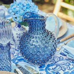 Jugs | For The Homemaker<Mrs. Alice Navy Hobnail Jug