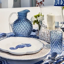 Jugs | For The Homemaker<Mrs. Alice Navy Hobnail Jug