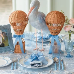 Placemats<Mrs. Alice Nikki Blue Placemats (Set of 4)