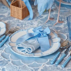 Placemats<Mrs. Alice Nikki Blue Placemats (Set of 4)