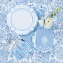 Placemats<Mrs. Alice Nikki Blue Placemats (Set of 4)